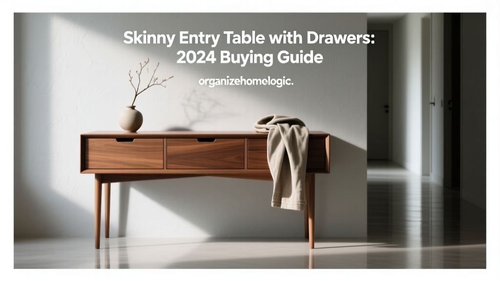 Skinny Entry Table with Drawers: 2024 Buying Guide