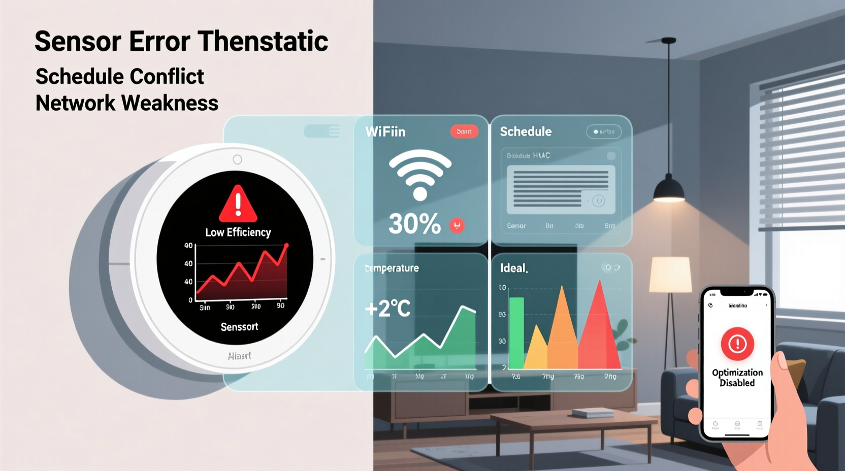 why is my smart thermostat not saving energy troubleshooting efficiency drops