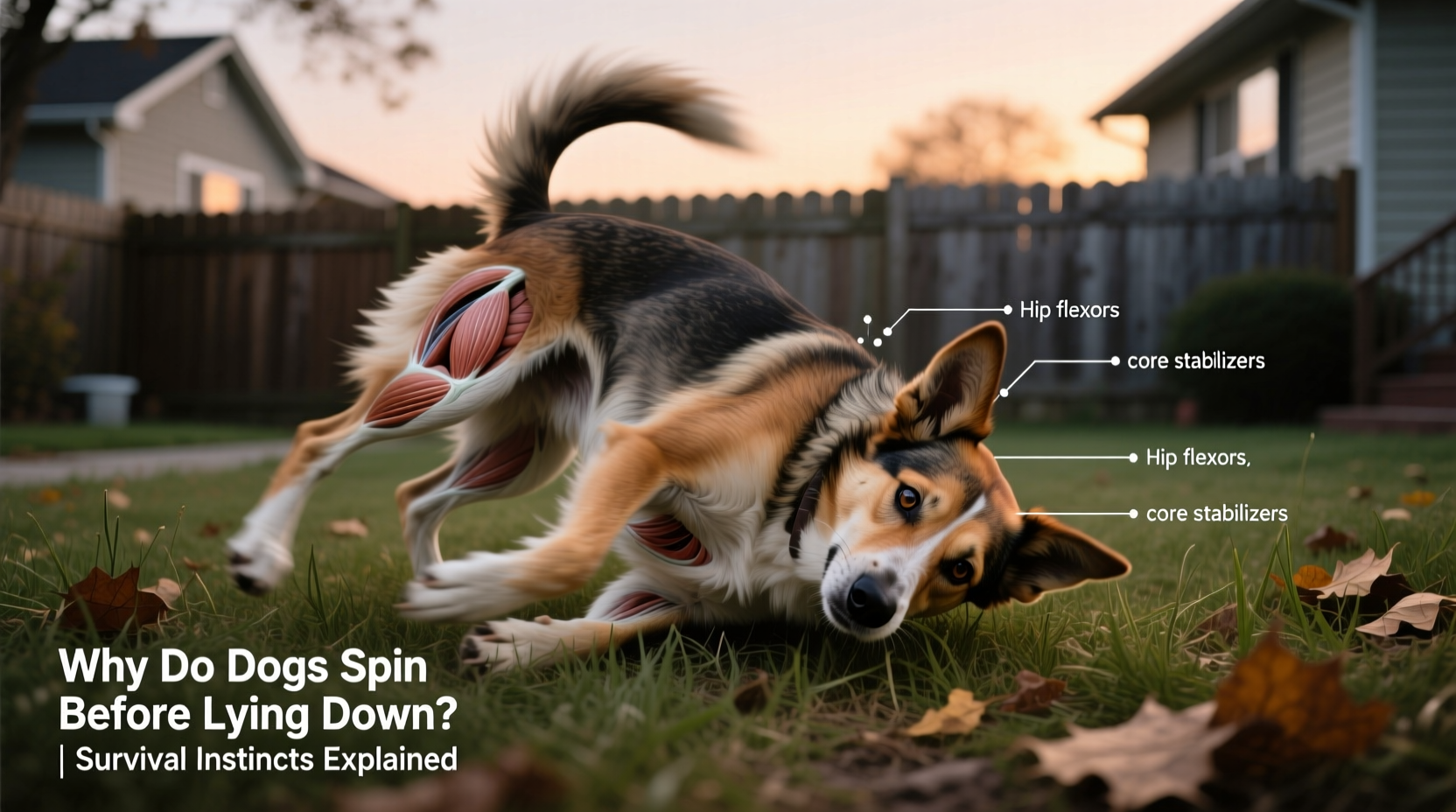 why do dogs spin before lying down and is it tied to survival instincts