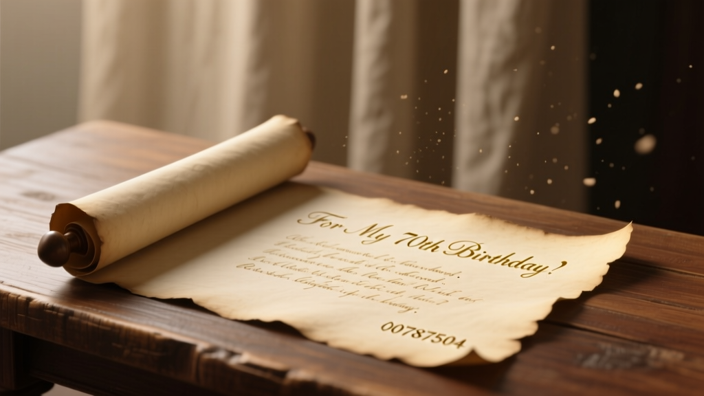 A Heartfelt Poem for Turning 70: Why Meaningful Language Matters in Late-Life Celebrations