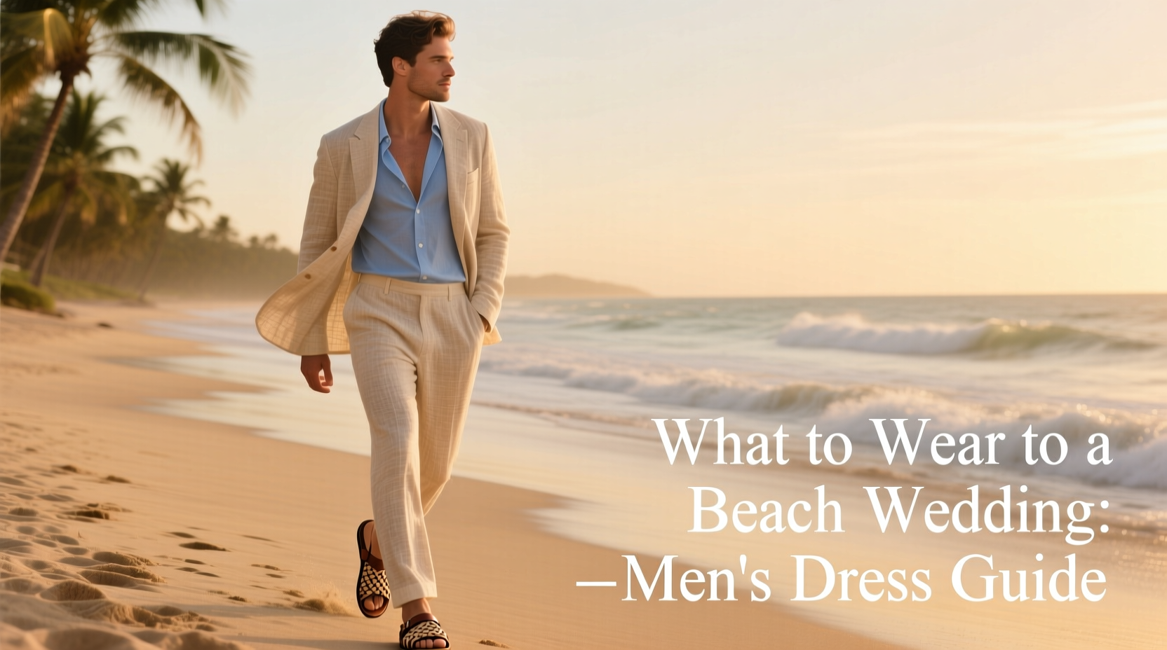 what to wear to beach wedding male