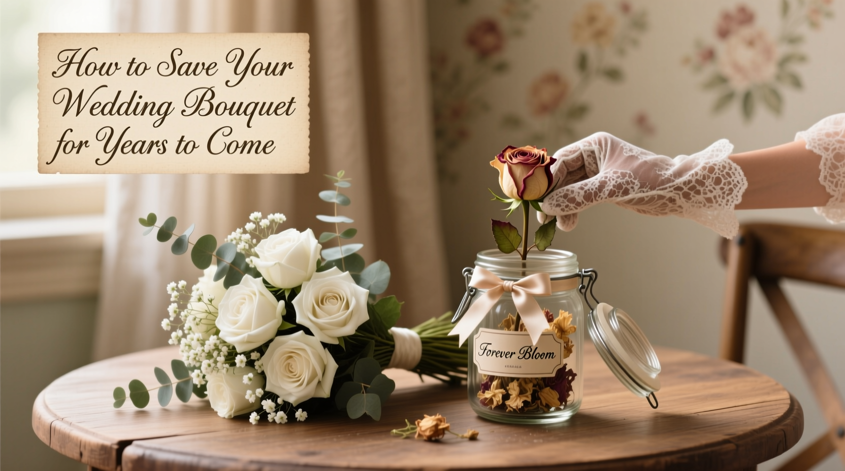 how to save your wedding bouquet