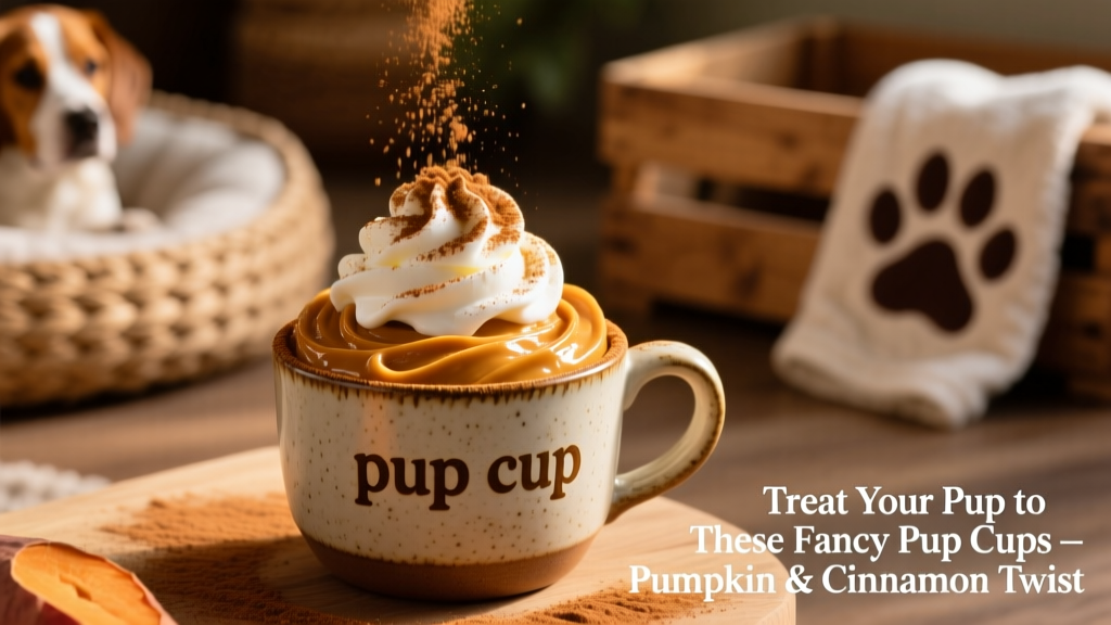 A close-up of a sweet potato and peanut butter mixture topped with cinnamon-dusted whipped egg white in a small ceramic cup
