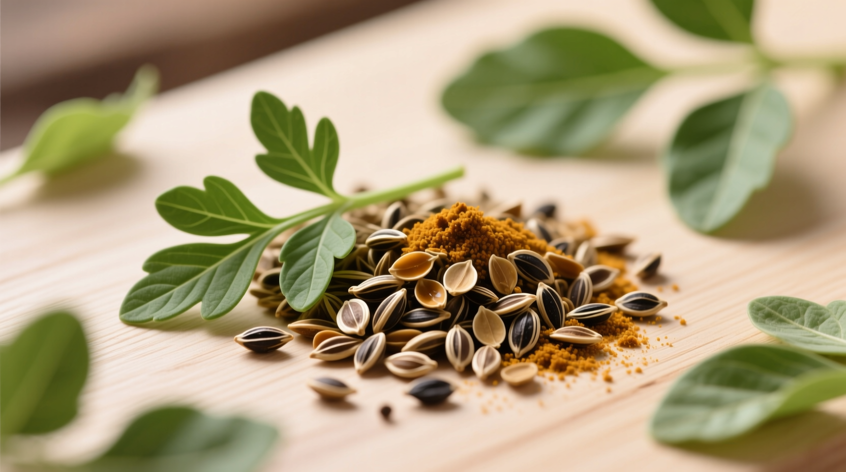 Fenugreek Samen im Vergleich zu Fenchel