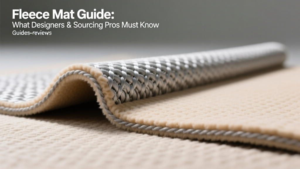 Fleece Mat Guide: What Designers & Sourcing Pros Must Know