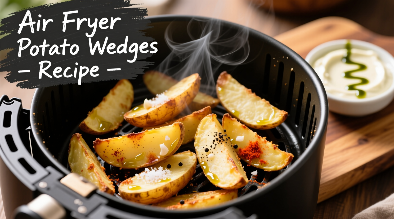 Perfect Air Fryer Potato Wedges Recipe in 25 Minutes