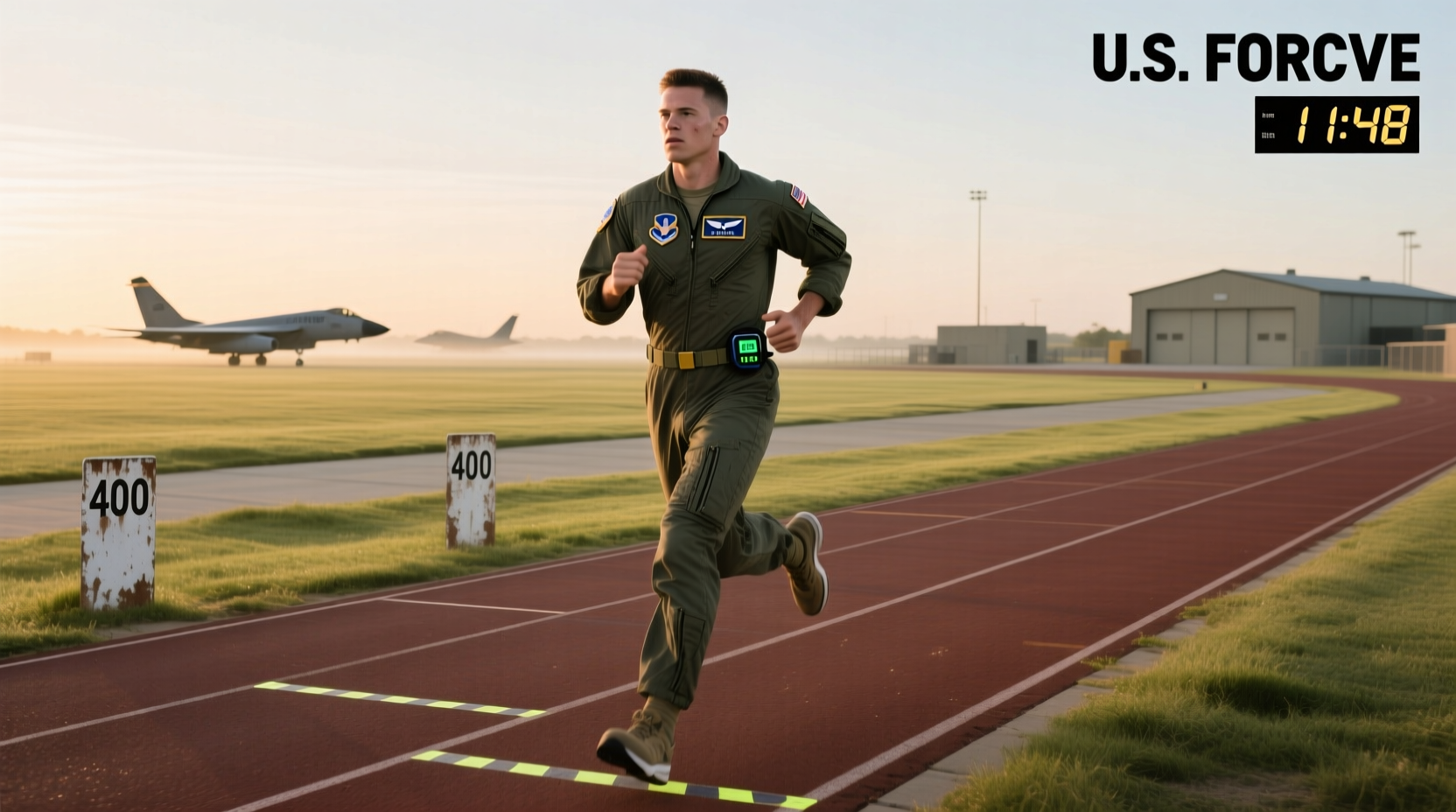 air force 2 mile run time guide