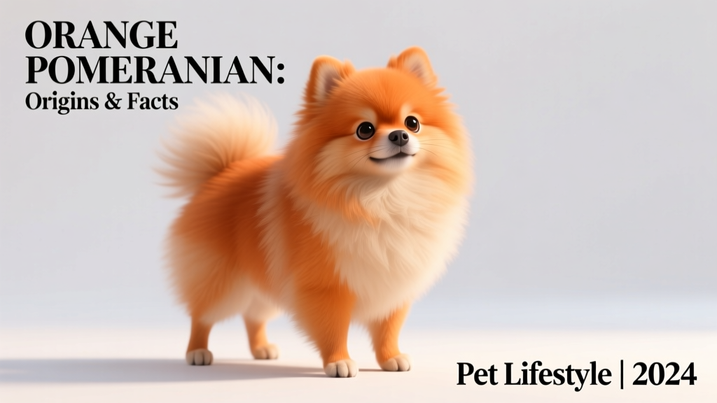 Pomeranian dog isolated in front of white background