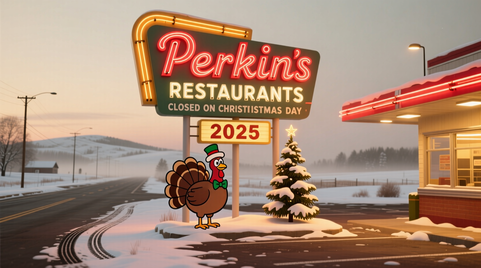 is perkins open on christmas day
