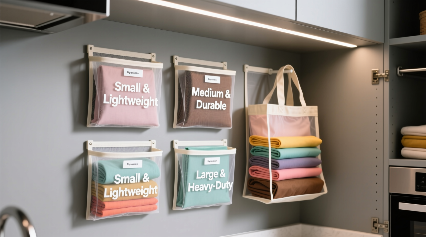 closet organization tips reusable bag sorting