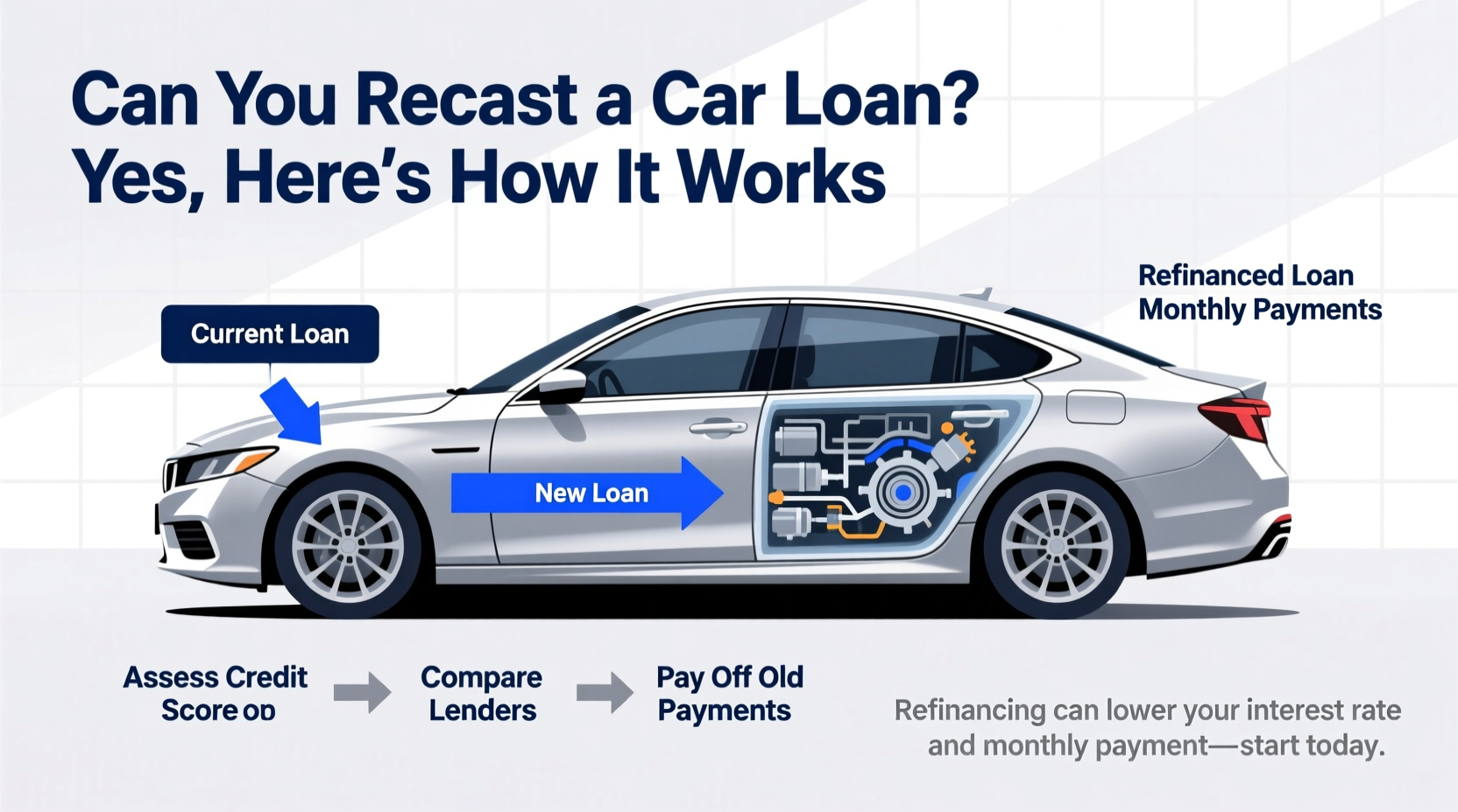 can you recast a car loan