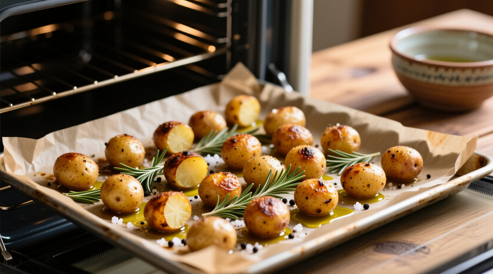 how long to cook small potatoes in oven
