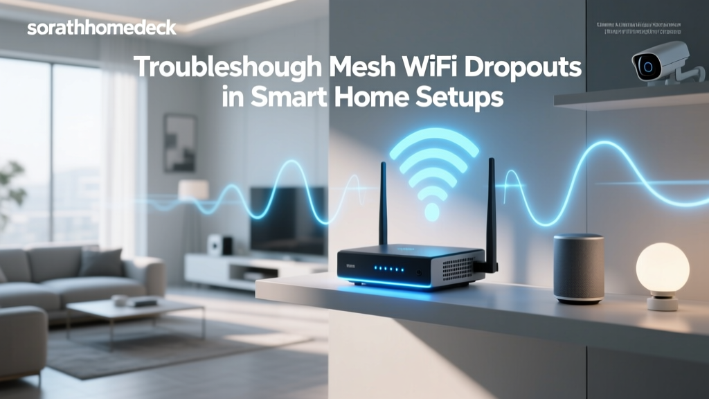 Troubleshoot Mesh WiFi Dropouts in Smart Home Setups