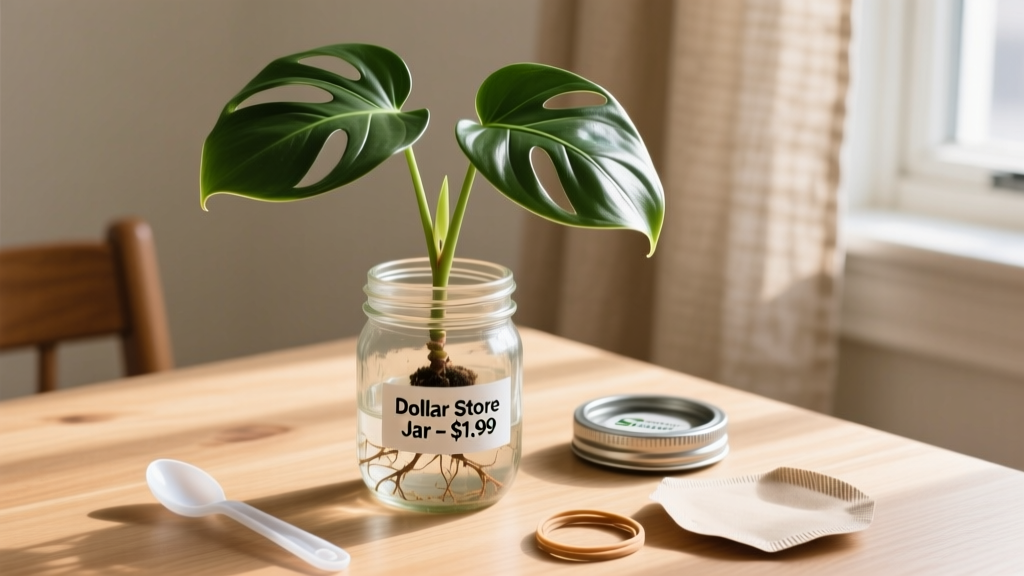 Mini Monstera Propagation: $20 Zero-Waste Method (2026)
