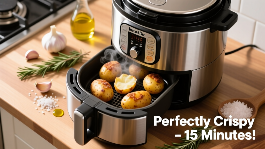 Baked Potatoes in Instant Pot Duo Crisp Air Fryer