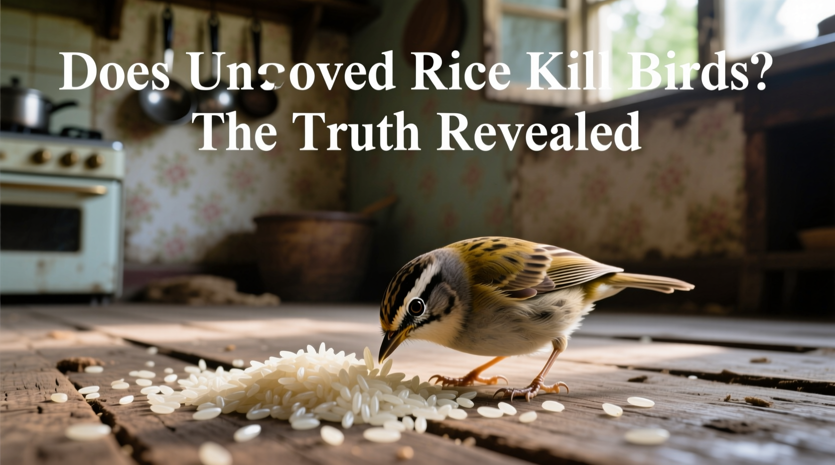 does uncooked rice kill birds