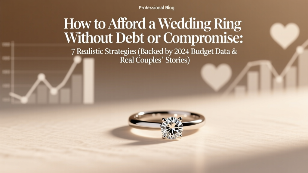 Wedding Ring on a Budget: 7 Realistic Strategies (2026)