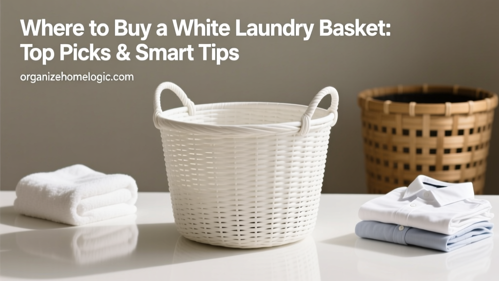 Where to Buy a White Laundry Basket: Top Picks & Smart Tips