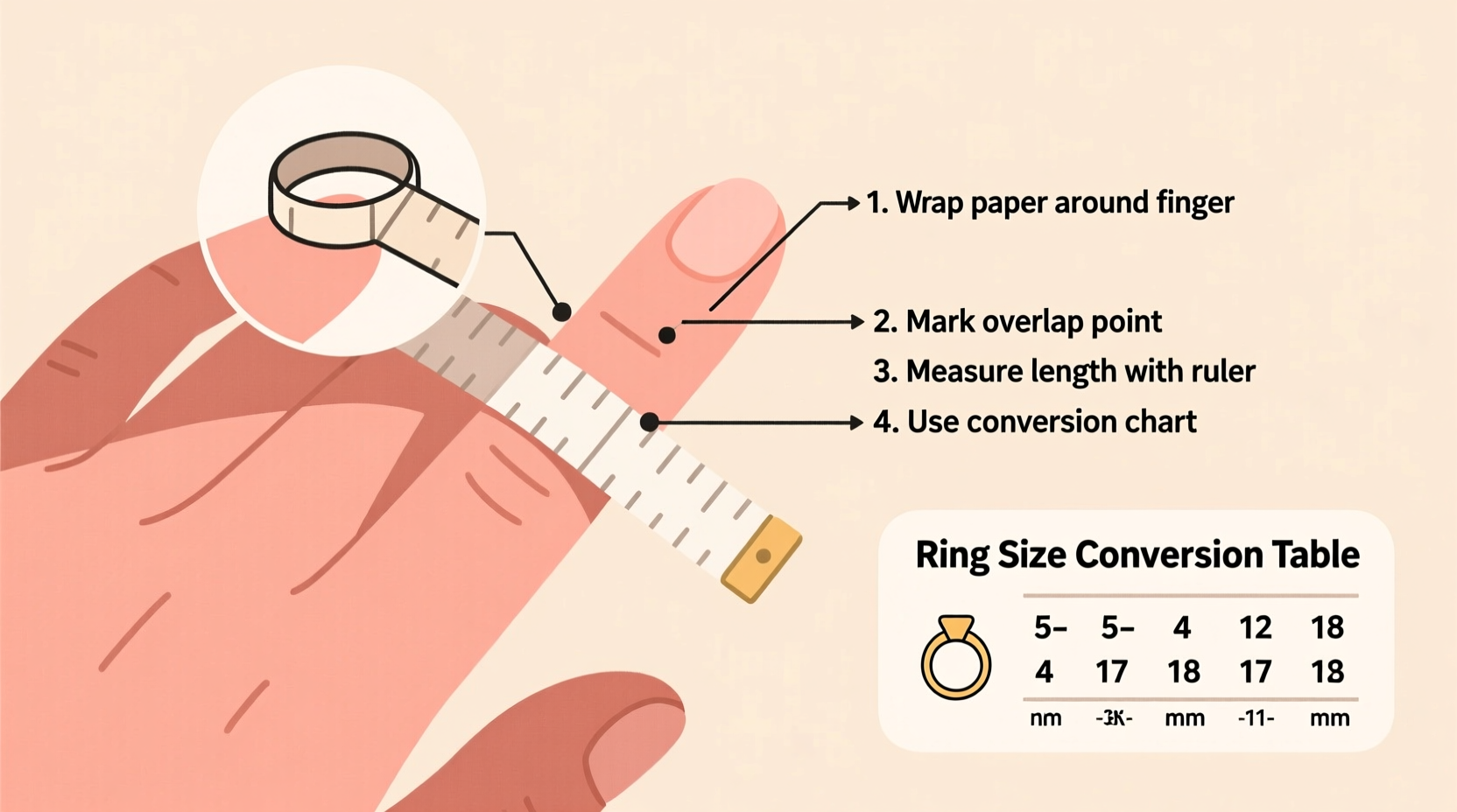 how to measure ring size at home accurately without a tool