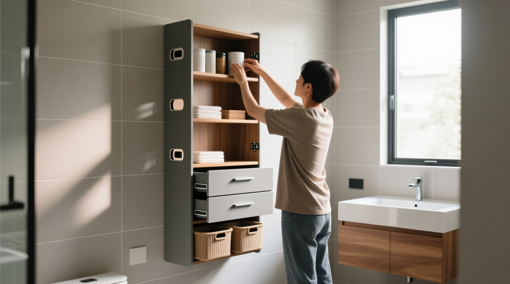 closet organization for back pain relief