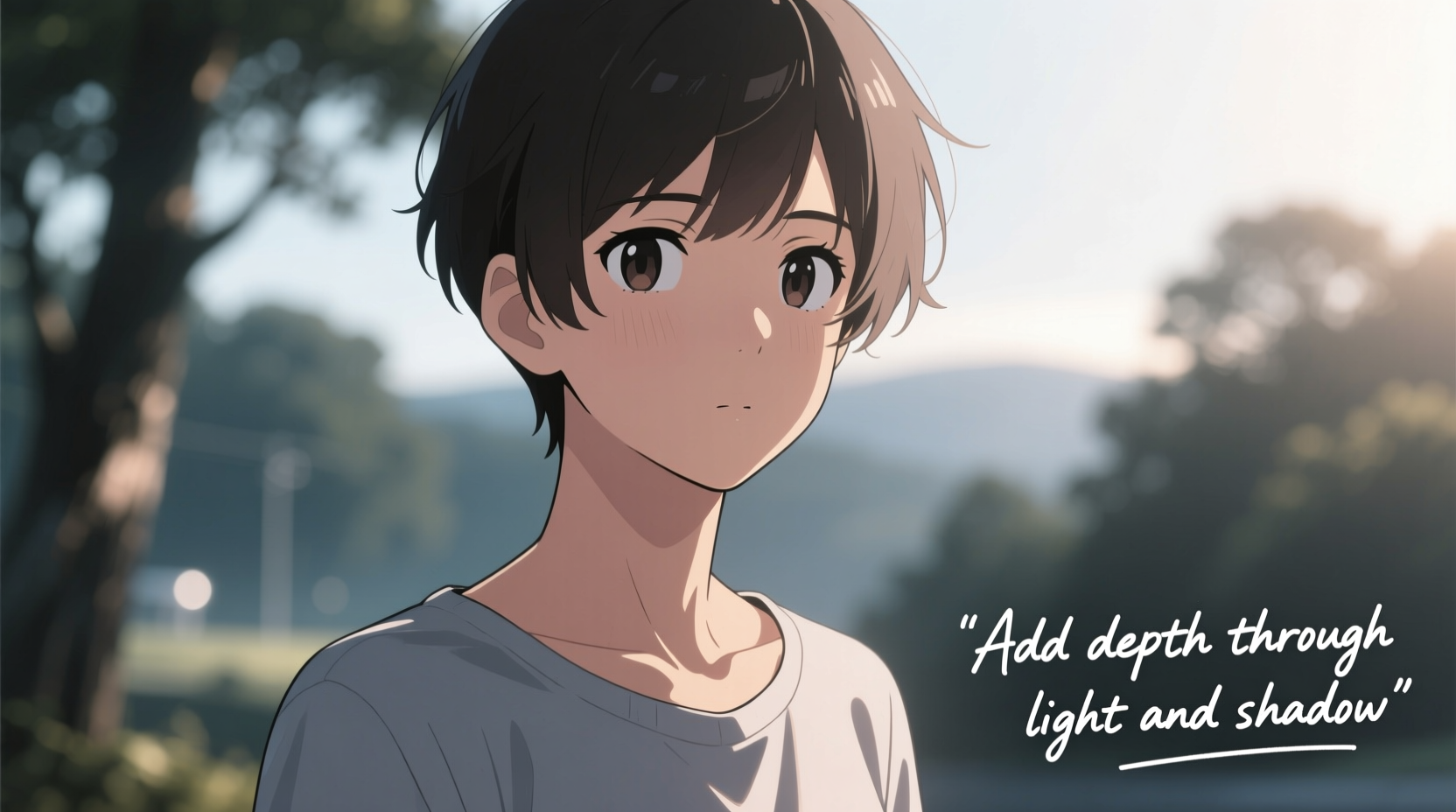 why does my anime character look flat adding depth to digital drawings