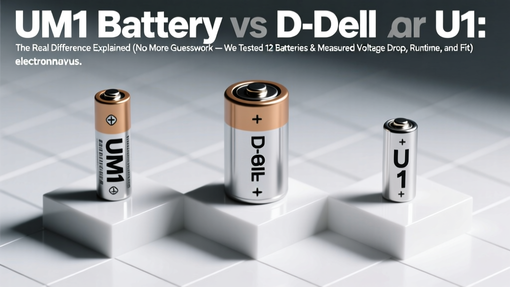 UM1 Battery vs D-Cell vs U1: The Real Difference Explained (No More Guesswork — We Tested 12 Batteries & Measured Voltage Drop, Runtime, and Fit)