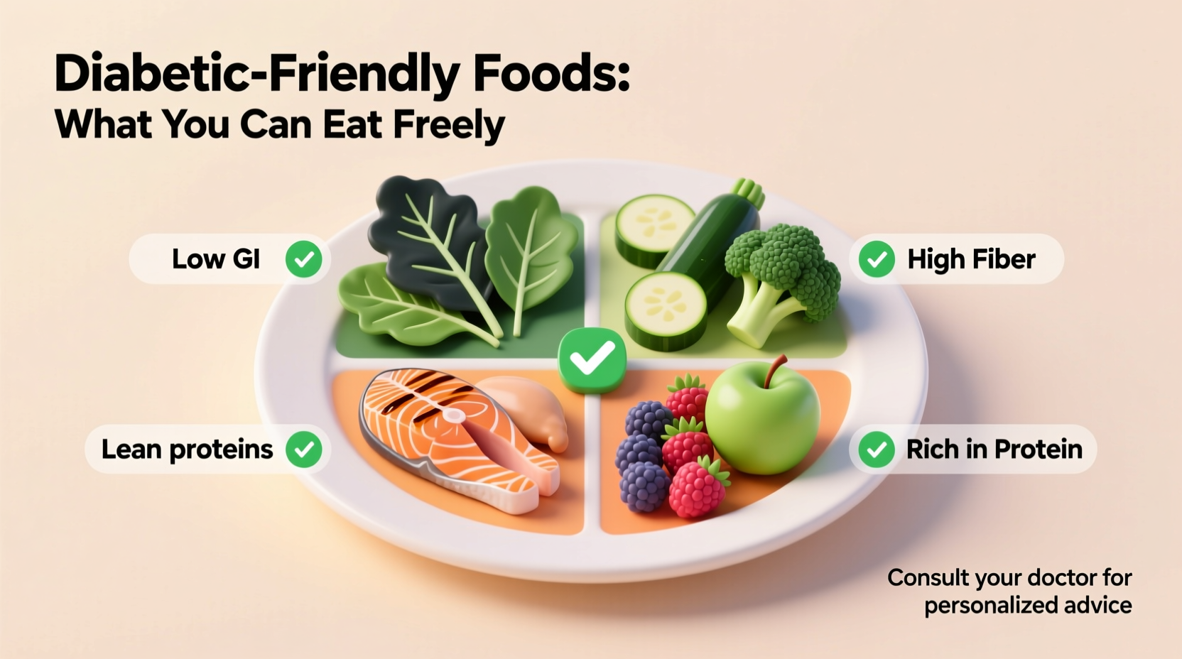 what foods can diabetics eat freely