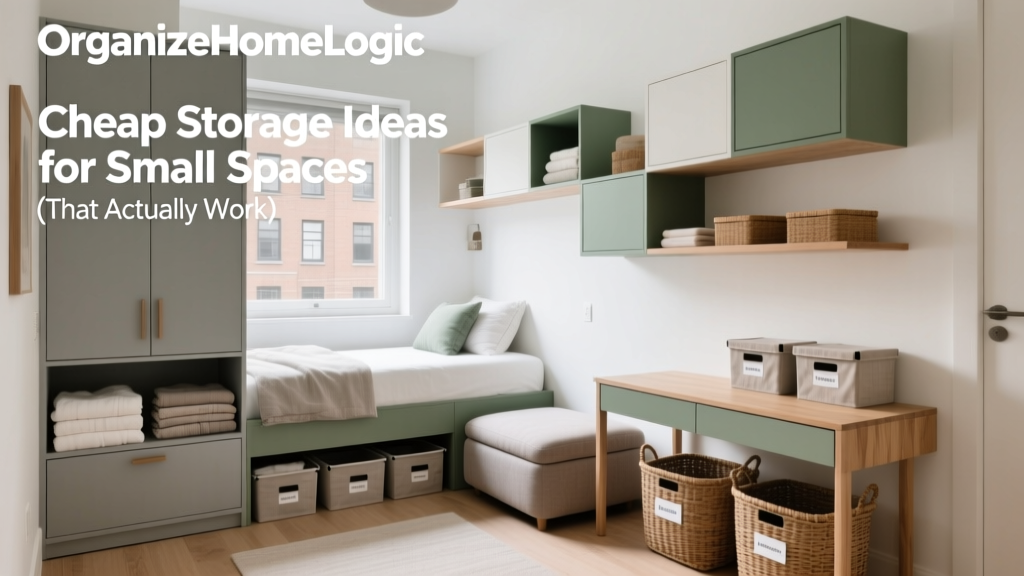Cheap Storage Ideas for Small Spaces (That Actually Work)