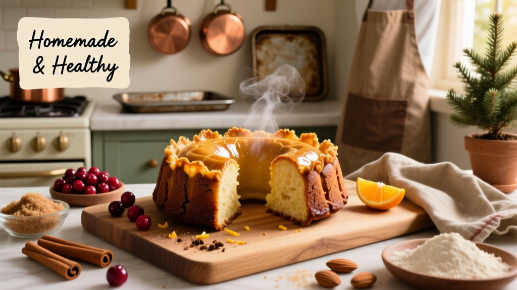 Air Fryer Christmas Cake: Crispy-Edged, Moist & Oil-Free