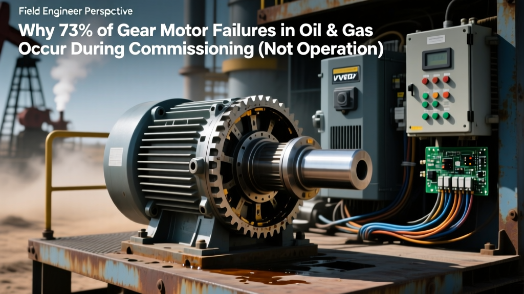 73% of Gear Motor Failures Happen at Commissioning