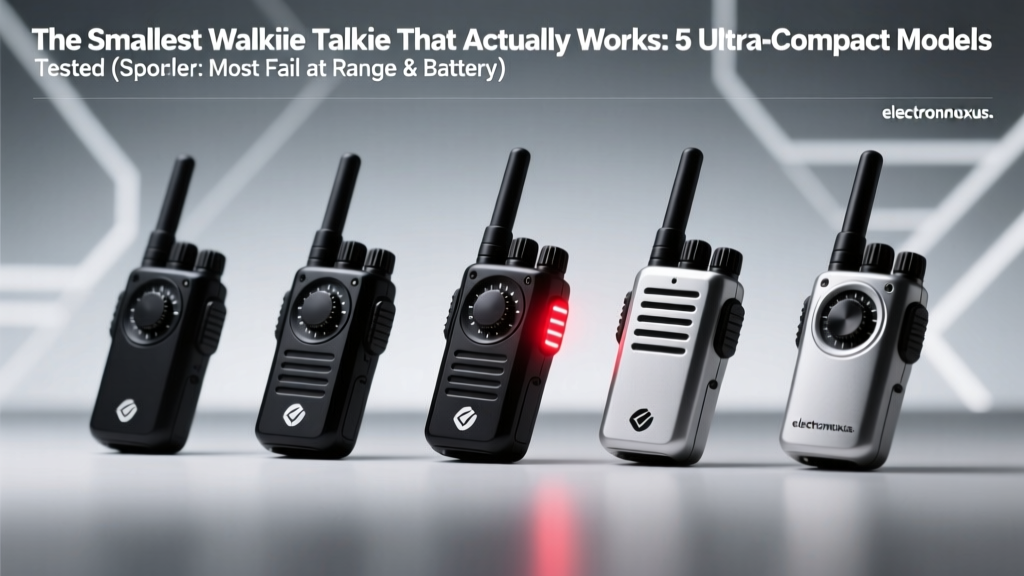 The Smallest Walkie Talkie That Actually Works: 5 Ultra-Compact Models Tested (Spoiler: Most Fail at Range & Battery)