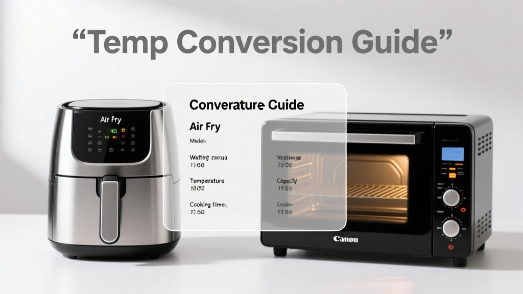 Air Fryer to Convection Oven Temp Conversion Guide