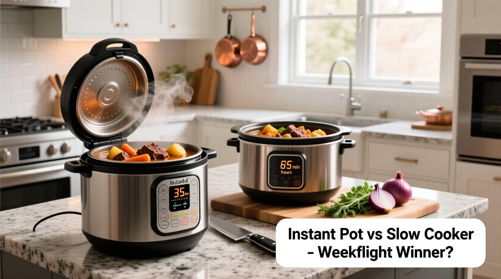 instant pot vs slow cooker which makes weeknight dinners faster without sacrificing flavor