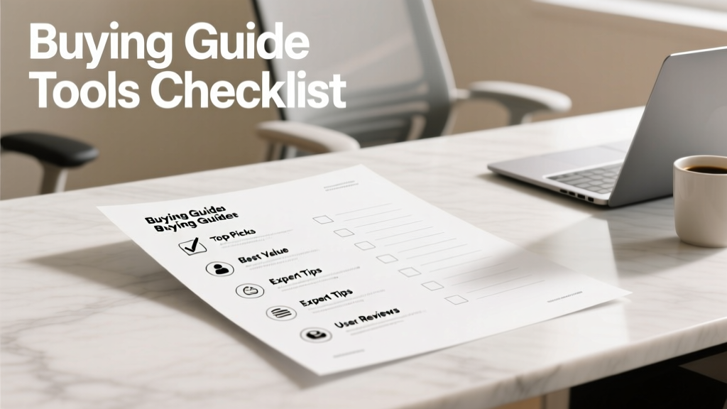 The Practical Buying Guides, Tools & Checklist System That Saves Time, Money, and Regret