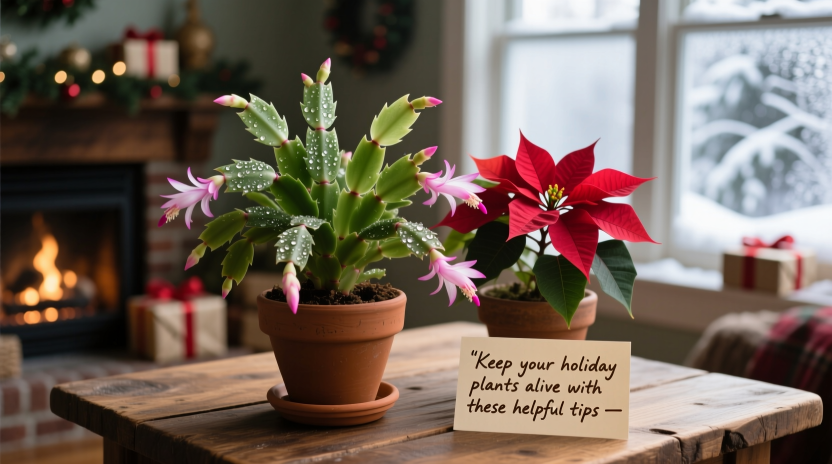 keep your holiday plants alive with these helpful tips