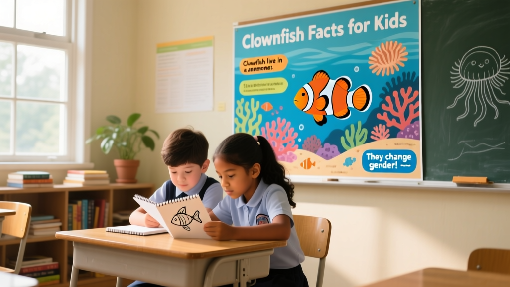 Clownfish Facts for Kids: Ocean Friends, Superpowers, and Real-Life Nemo!