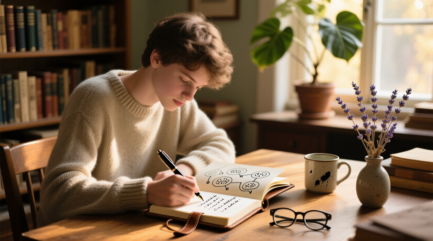 take notes by hand to remember information for a longer