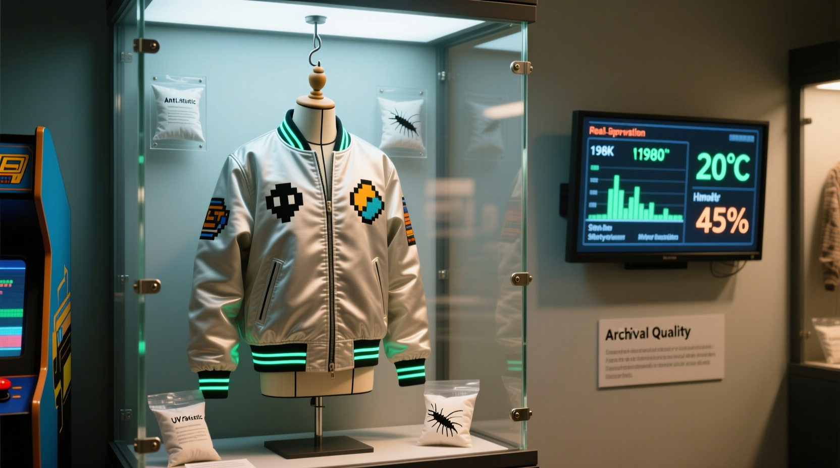 closet organization tips for vintage video game apparel