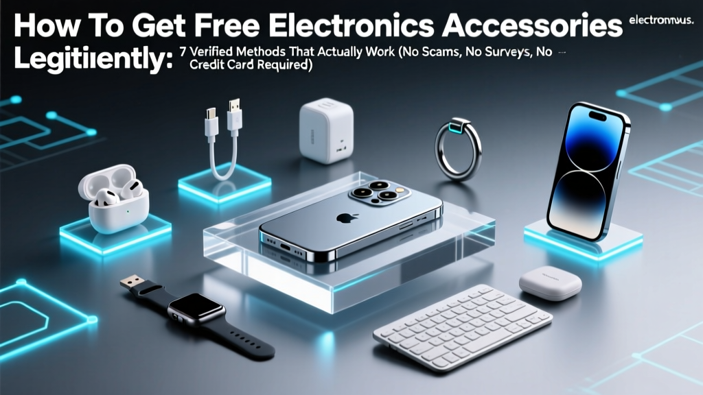How To Get Free Electronics Accessories Legitimately: 7 Verified Methods That Actually Work (No Scams, No Surveys, No Credit Card Required)