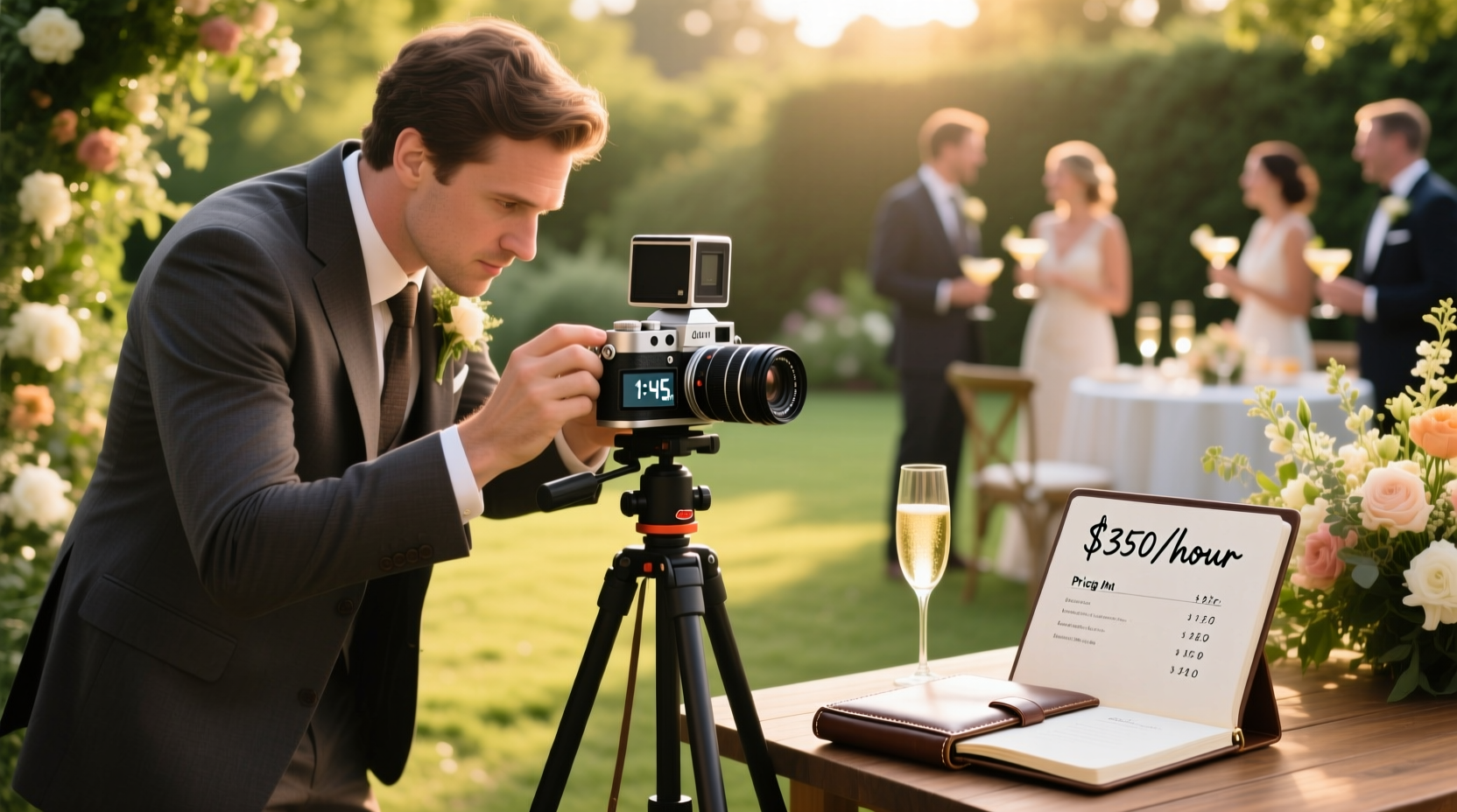 how much does a wedding photographer cost per hour