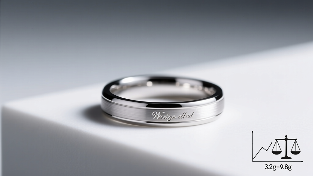 Platinum Wedding Band Weight: What It Means for You