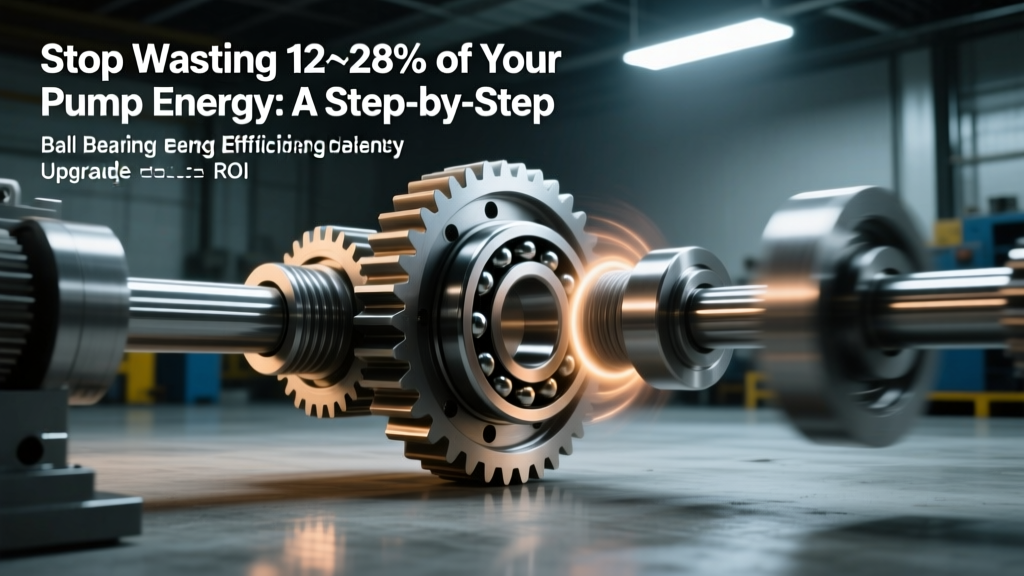 Boost Pump Energy Efficiency: Ball Bearing ROI Guide