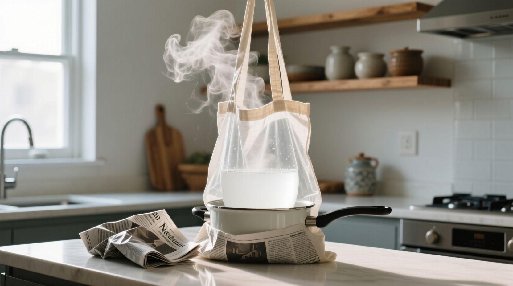 eco friendly cleaning tips sanitize bags with vinegar steam