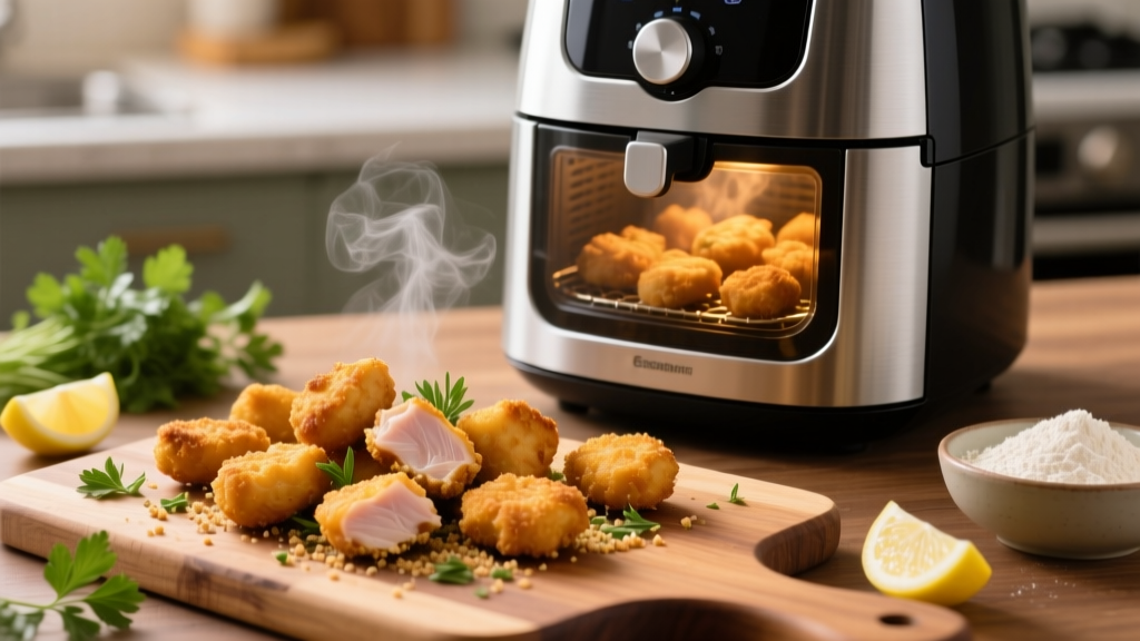 Healthy Air Fryer Chicken Nuggets (Easy & Crispy!)