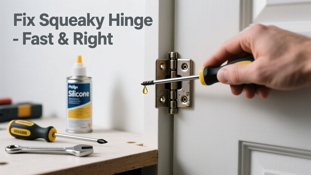 How to Fix a Squeaky Door Hinge Fast and Right