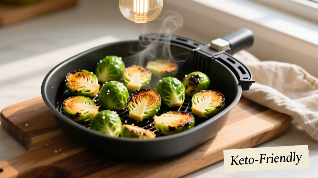 Keto Air Fryer Brussels Sprouts (Crispy & Simple!)