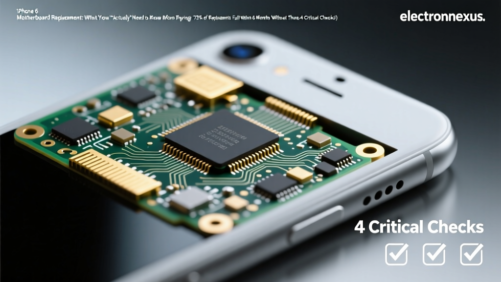 iPhone 6 Motherboard Replacement: What You *Actually* Need to Know Before Paying $120–$280 (Spoiler: 73% of Replacements Fail Within 6 Months Without These 4 Critical Checks)