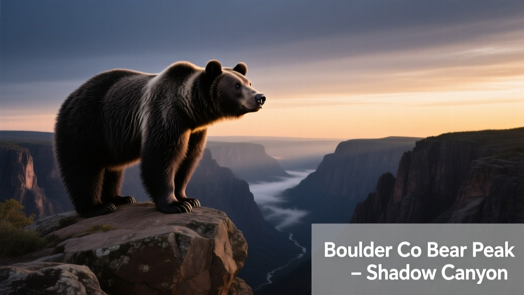 Boulder, CO Bear Peak via Shadow Canyon: A Rigorous, Rewarding Hike with Real-World Gear Insights