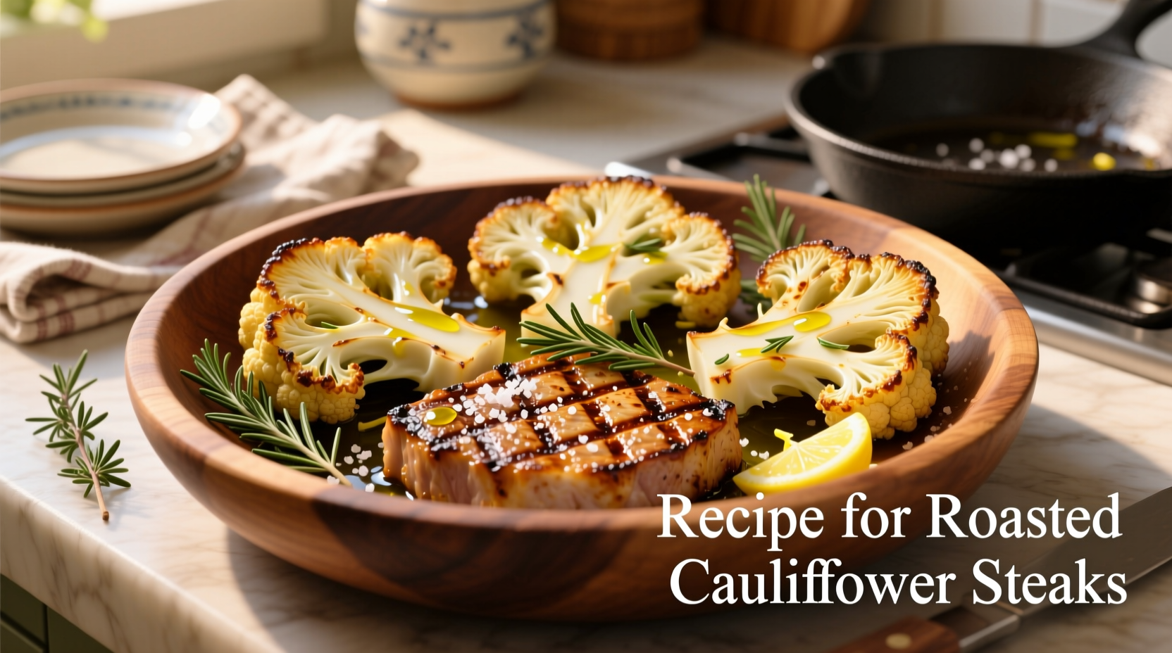 Perfect Roasted Cauliflower Steaks Recipe in 25 Minutes