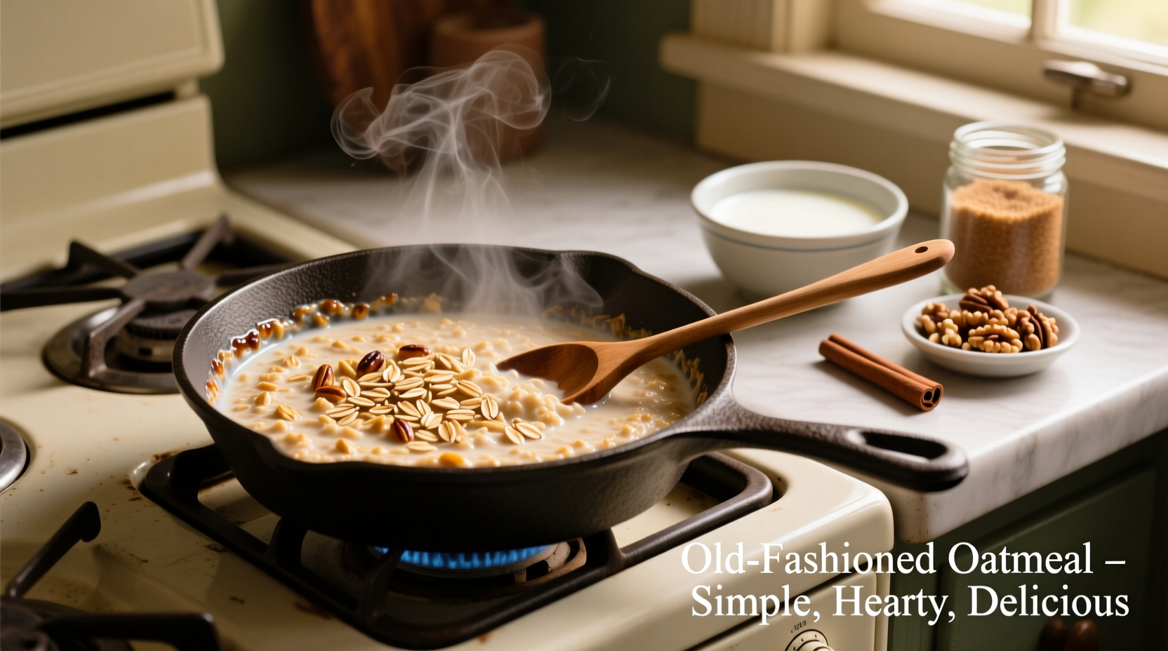 how do you cook old fashioned oatmeal